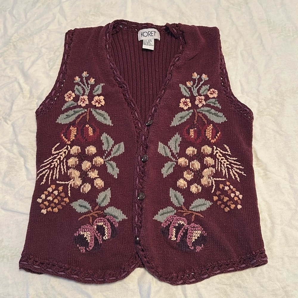 Koret Floral Vest